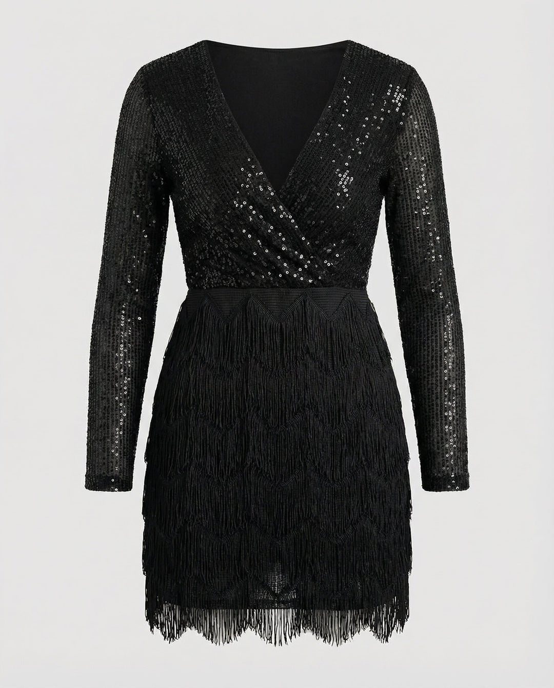 Sparkling Patchwork Party Dress