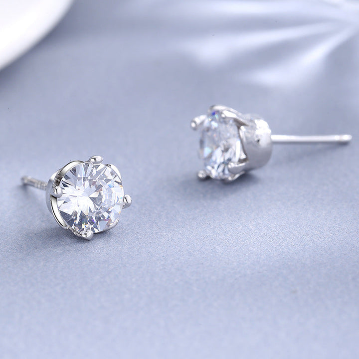 Ladies earrings with sparkling crystals in exquisite wreath design All Fashion