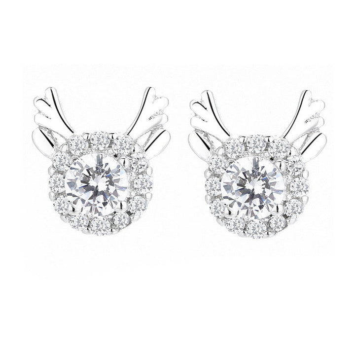 Women's earrings with sparkling crystals and playfully designed wings All Fashion