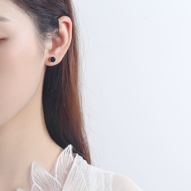 Ladies earrings with sparkling crystals in exquisite wreath design All Fashion