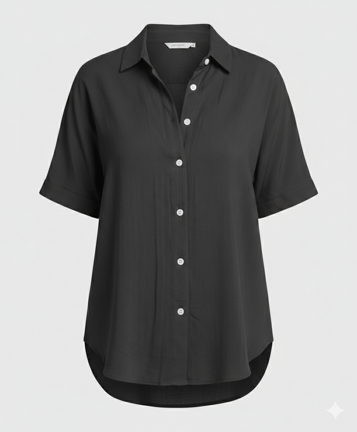 Blouse top women with V-neck