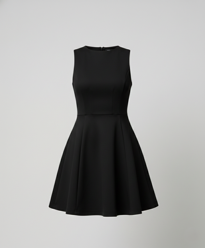 Women A-line dress with fitted top