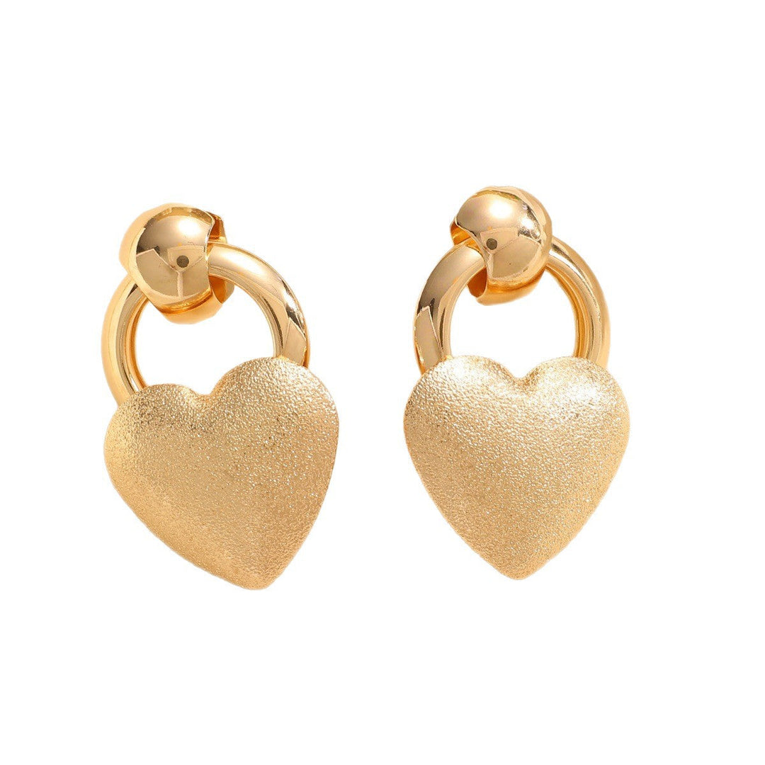 Ladies earrings in elegant heart design All Fashion
