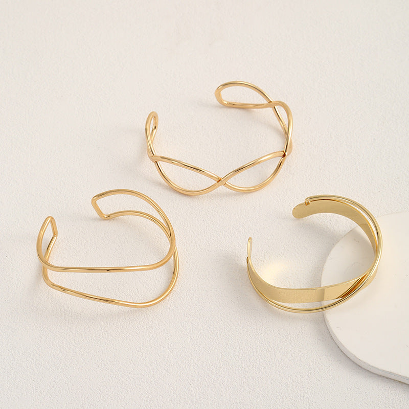 Women Open Bangle in Minimalist Design All Fashion