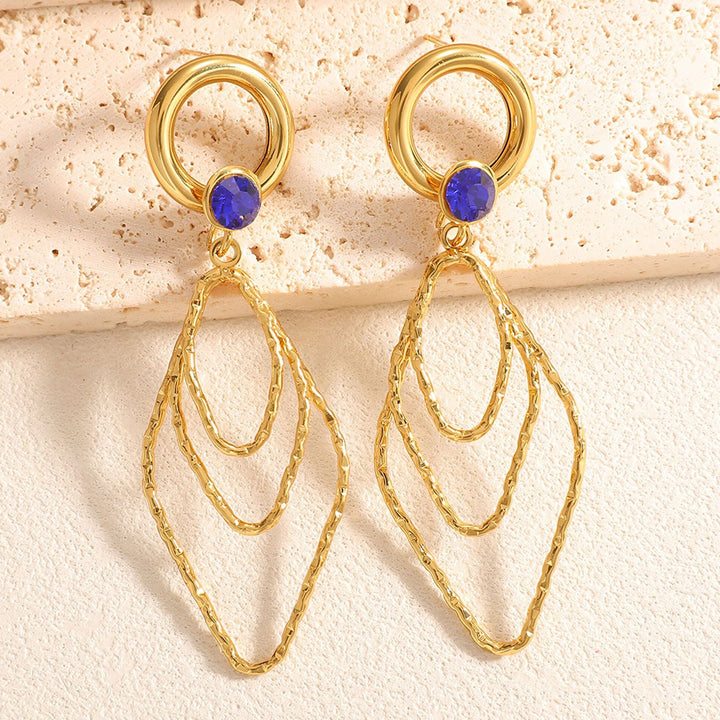 Women's earrings with elegant, shimmering design All Fashion