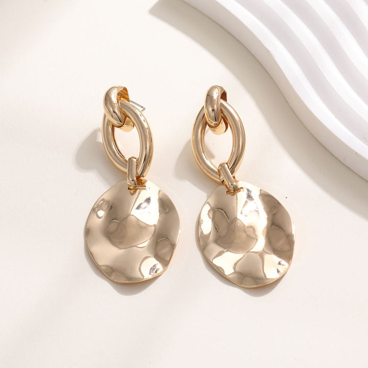 Women's Elegant Statement Earrings with Leaf Design All Fashion
