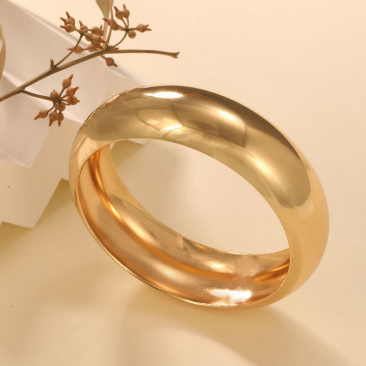 Women's Wide Gold Bracelet All Fashion