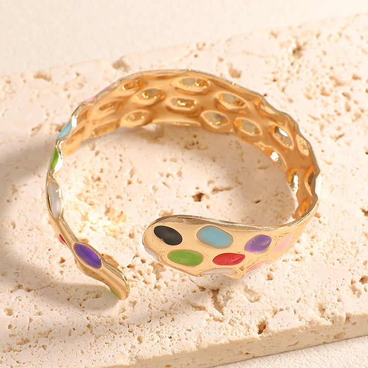 Ladies Open Bangle in Elegant Snake Design All Fashion