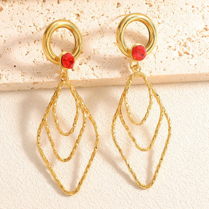 Women's earrings with elegant, shimmering design All Fashion