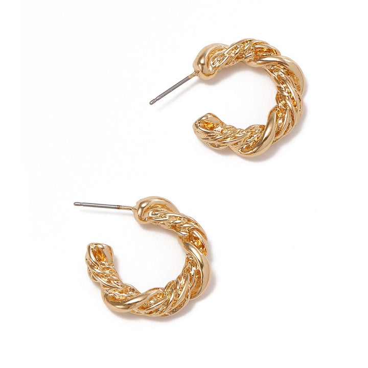 Women High-Quality Earrings with Braided Design All Fashion