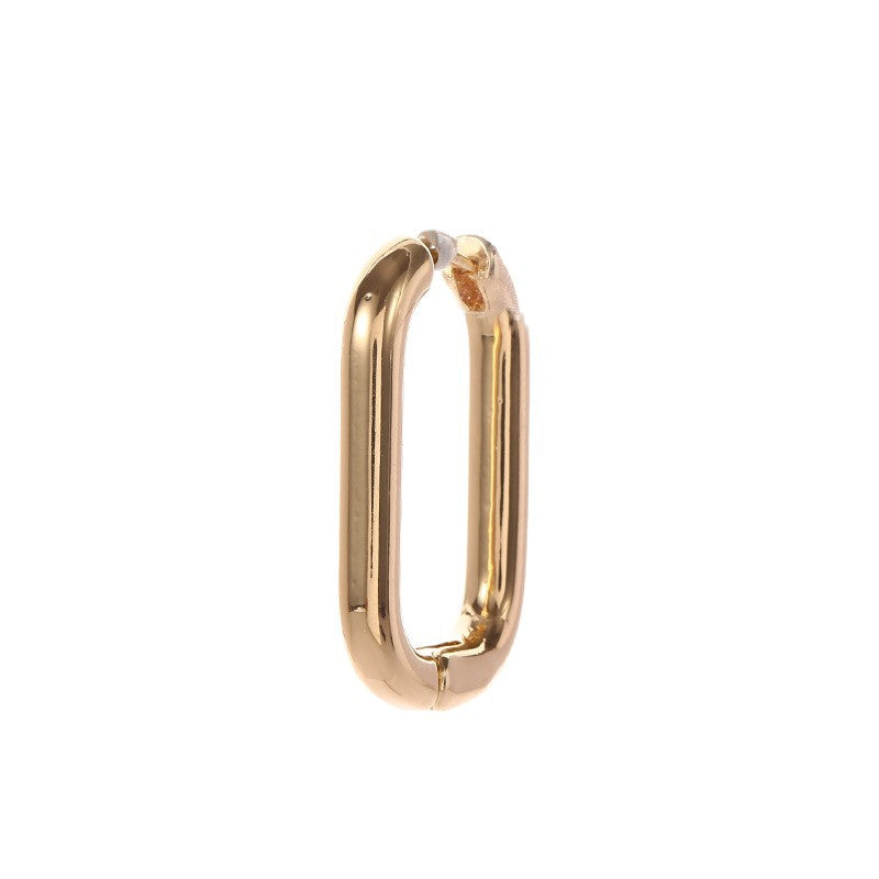 Women's hoops in modern crescent design All Fashion
