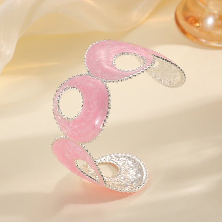Women Open Bangle with artistic, multicolored design All Fashion