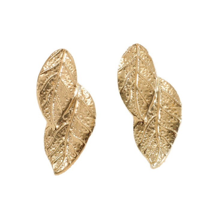 Ladies' bangle with artistic leaf design All Fashion