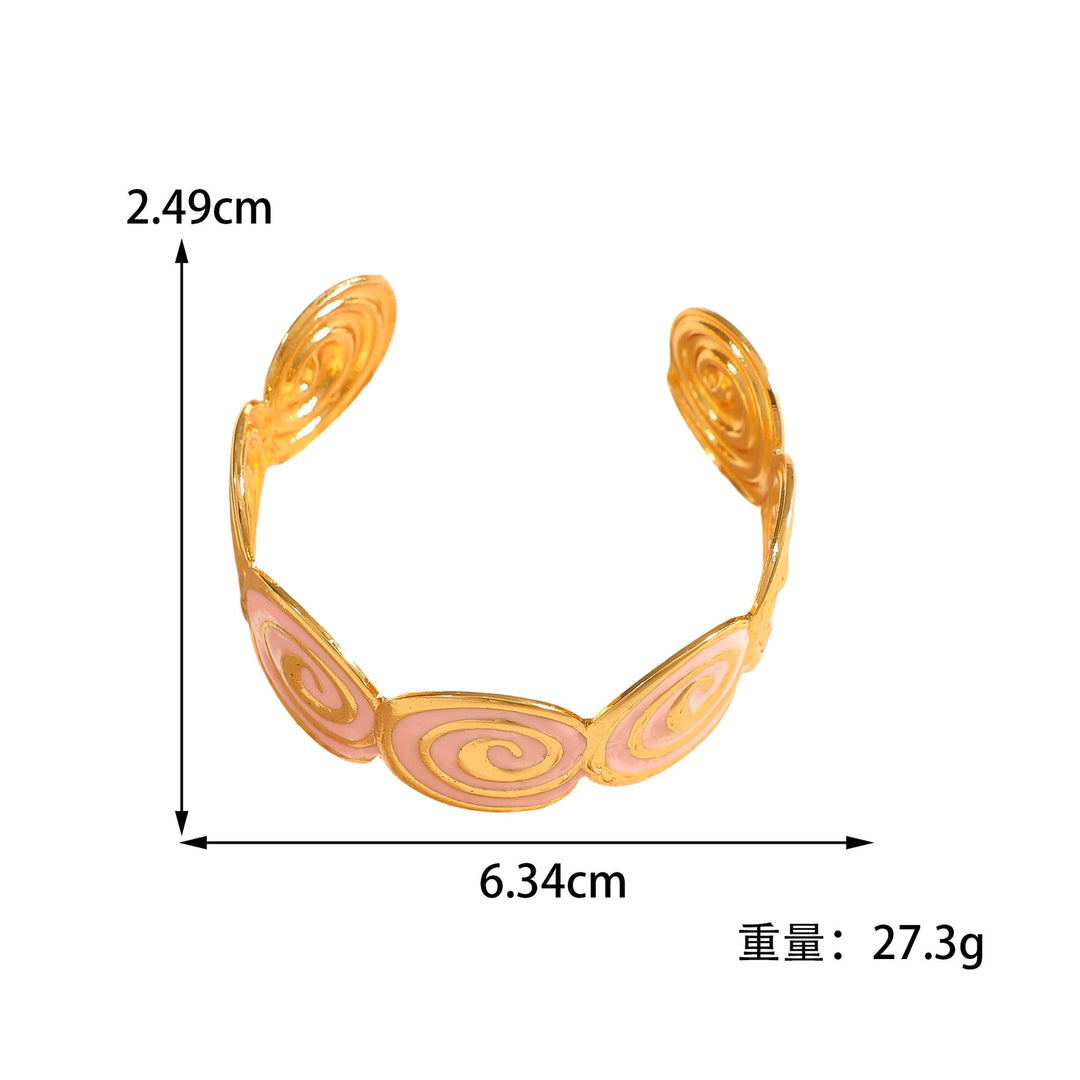 Women's cuff with elegant spiral design All Fashion