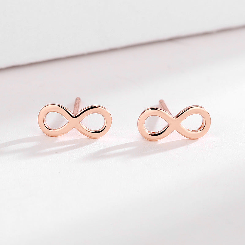 Ladies earrings in infinity design made of high-quality material All Fashion