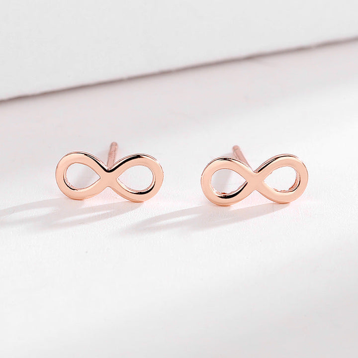 Ladies earrings in infinity design made of high-quality material All Fashion