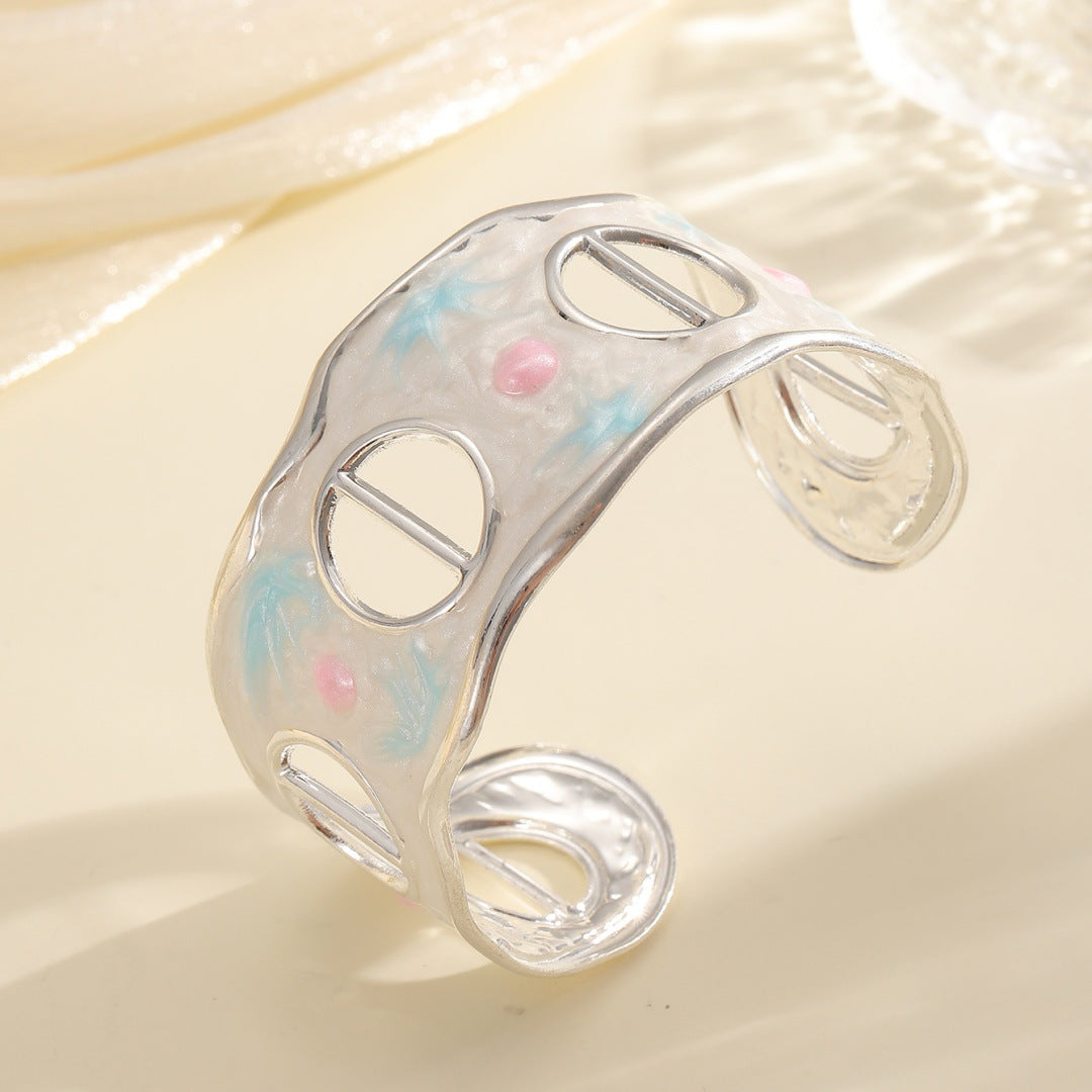 Women Open Bangle with Modern, Transparent Design All Fashion