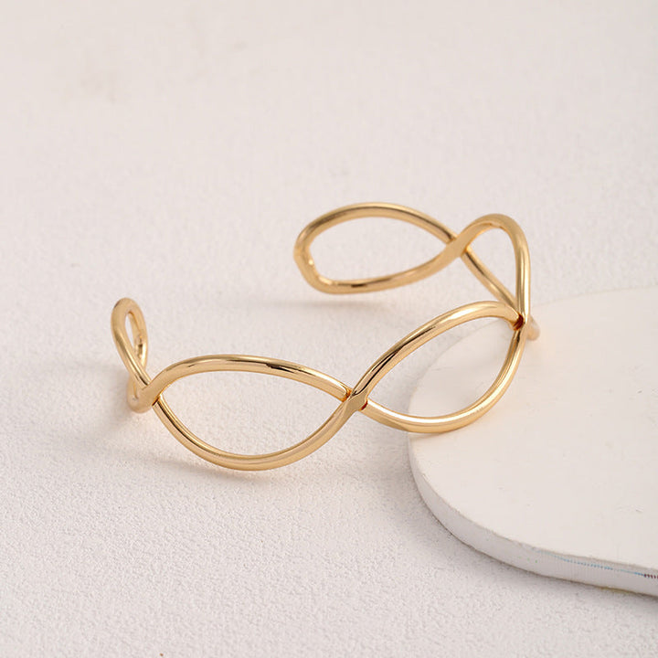 Women Open Bangle in Minimalist Design All Fashion