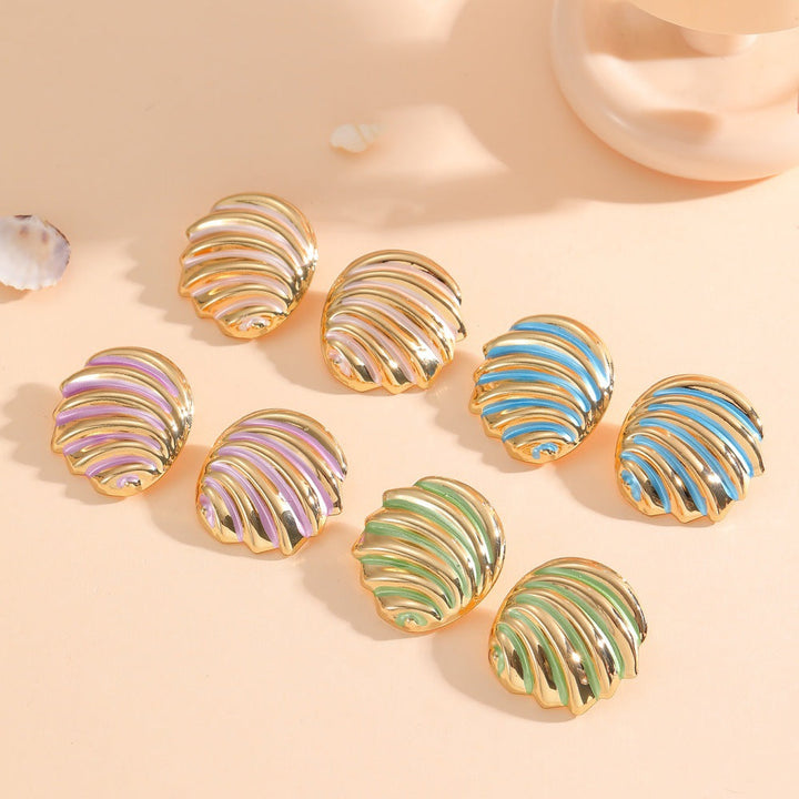 Women's ear clips in maritime shell design All Fashion