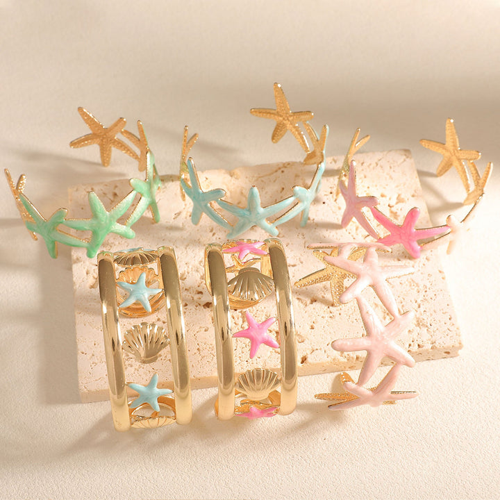 Ladies bracelet with intricate starfish design All Fashion