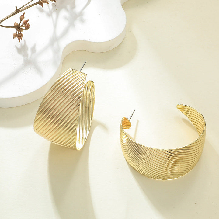 Women's Hanging Earrings in Elegant Wave Pattern All Fashion
