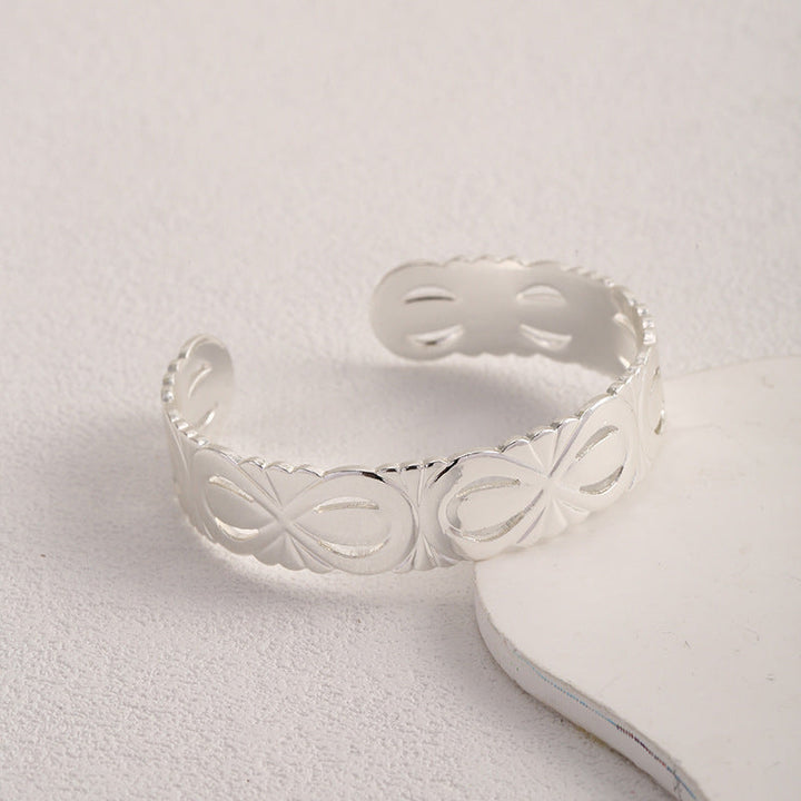 Ladies Open Bangle with Elegant Structure Design All Fashion