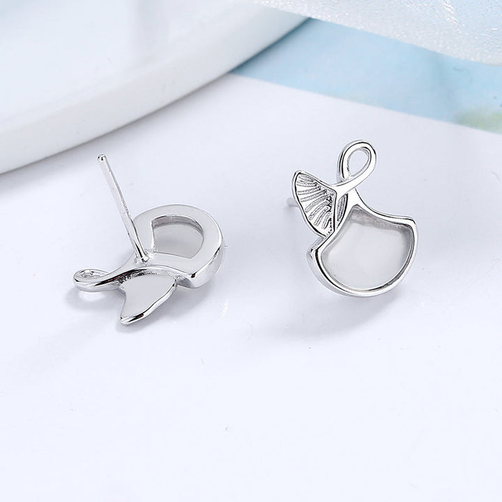 Women's earrings in elegant whale fin design All Fashion