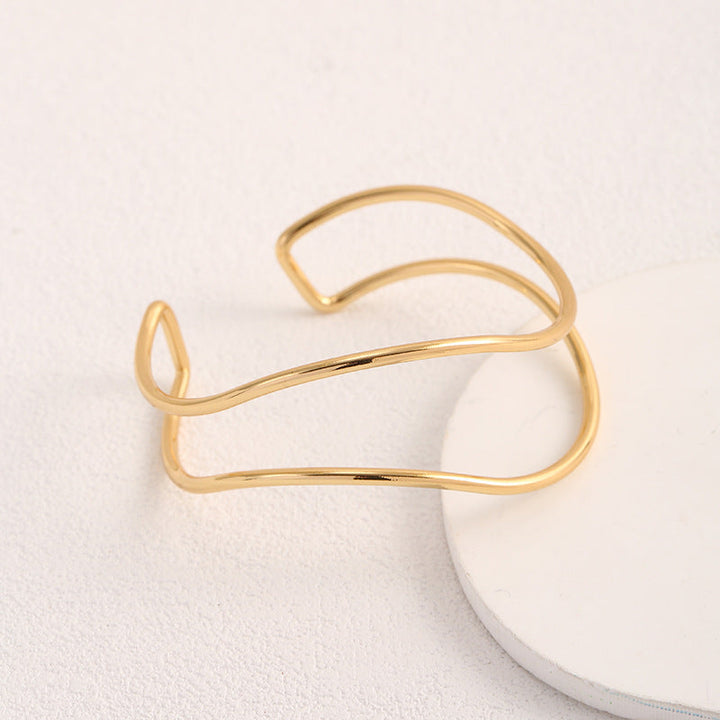 Women Open Bangle in Minimalist Design All Fashion