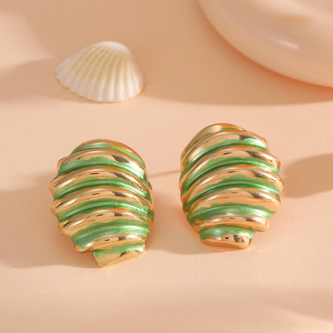 Women's ear clips in maritime shell design All Fashion