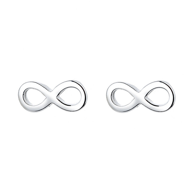 Ladies earrings in infinity design made of high-quality material All Fashion