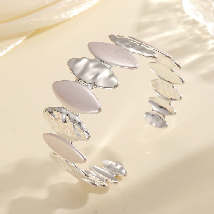 Women Open Bangle with Unique Textured Design All Fashion