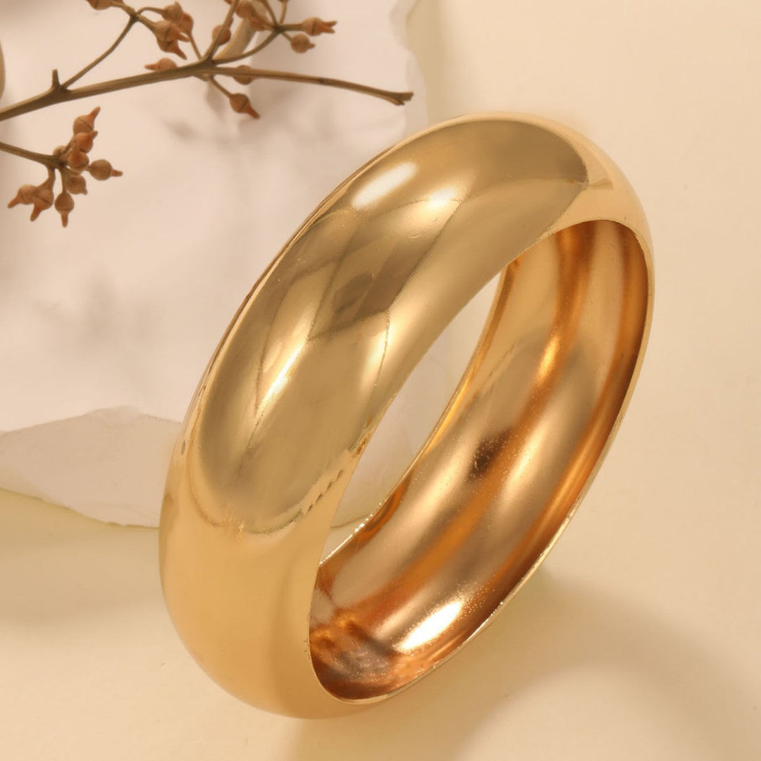 Women's Wide Gold Bracelet All Fashion