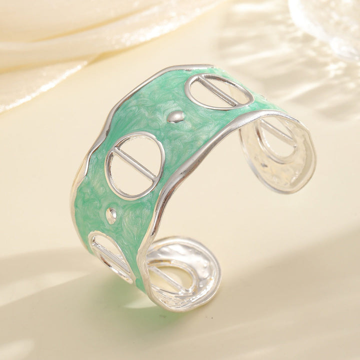 Women Open Bangle with Modern, Transparent Design All Fashion