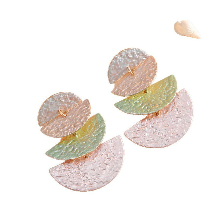 Women's Hanging Earrings in Elegant, Layered Design All Fashion