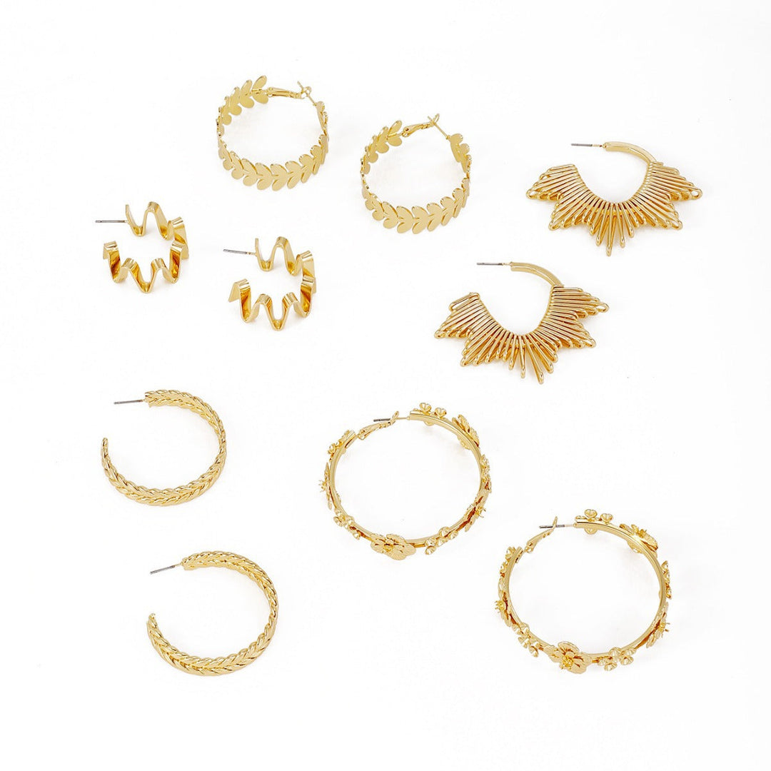 Women artistically designed hoops All Fashion