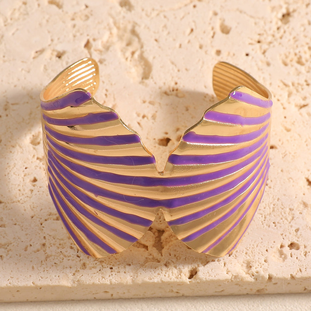 Women's bangle with elegant shell design All Fashion