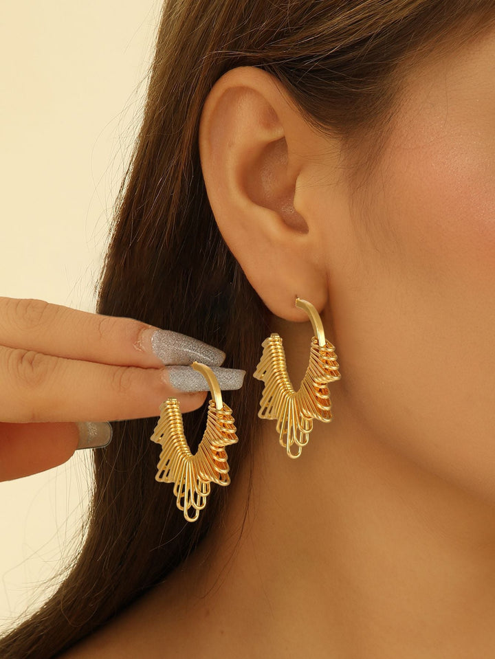 Women artistically designed hoops All Fashion