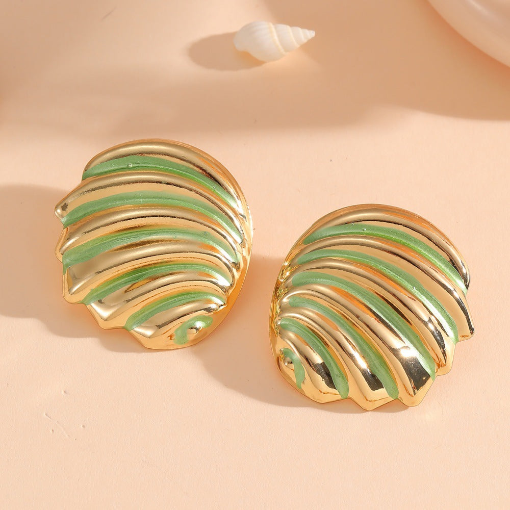 Women's ear clips in maritime shell design All Fashion
