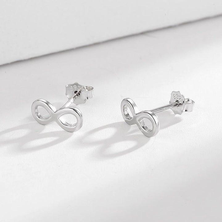 Ladies earrings in infinity design made of high-quality material All Fashion