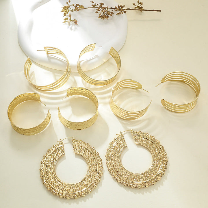 Women's Hanging Earrings in Elegant Wave Pattern All Fashion