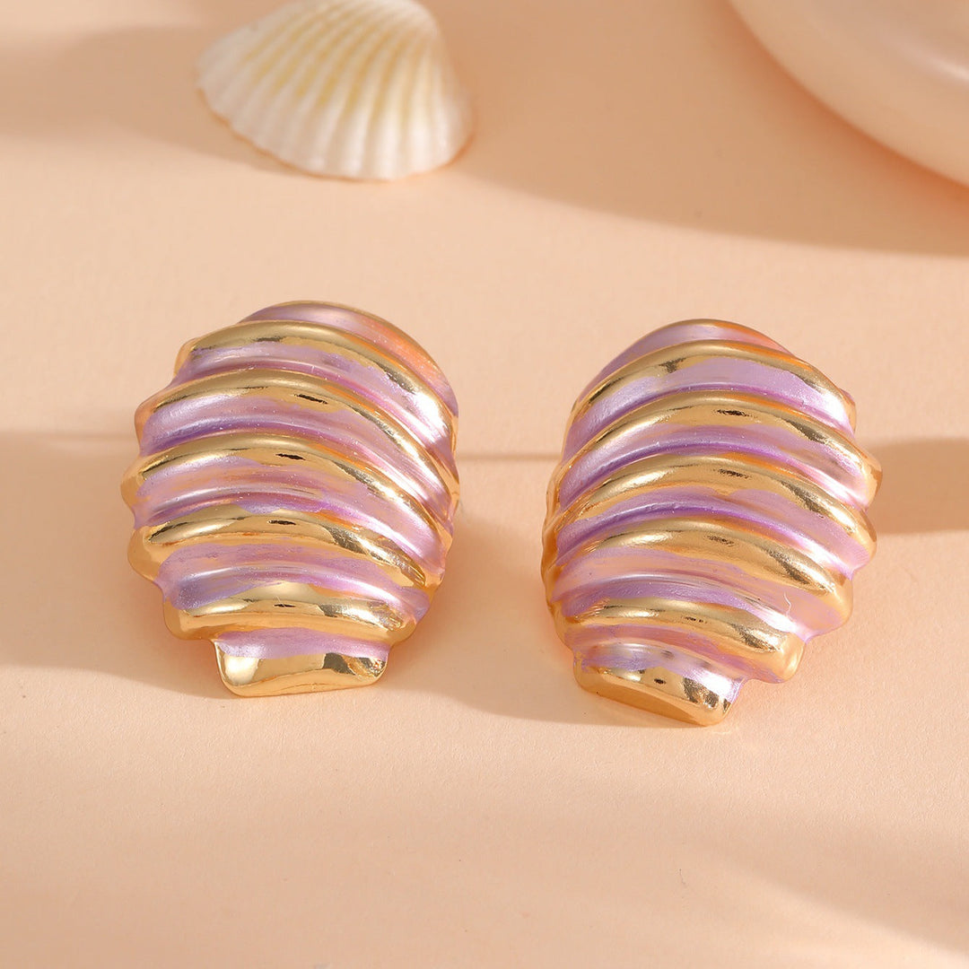 Women's ear clips in maritime shell design All Fashion