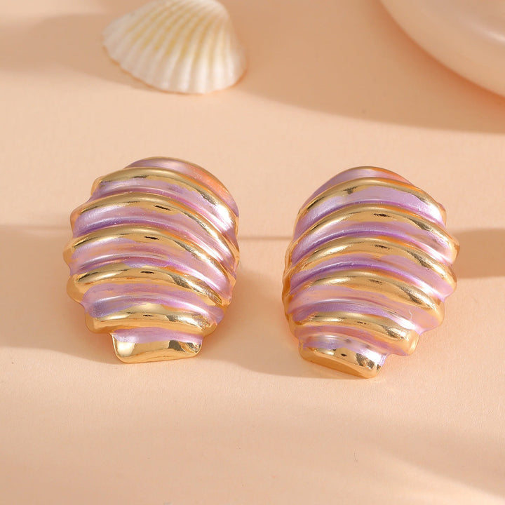 Women's ear clips in maritime shell design All Fashion