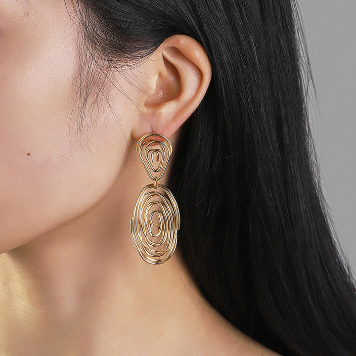 Women's Hanging Earrings in Artful Wire Design All Fashion