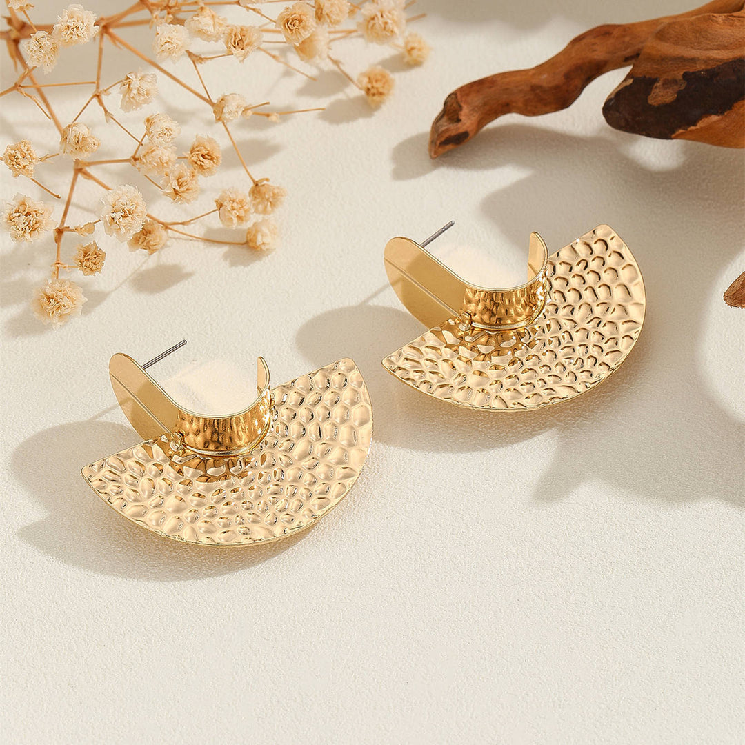 Women's Hanging Earrings with Artistic, Textured Design All Fashion