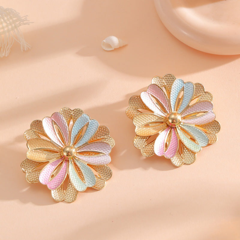 Ladies Hair Clips with Artistic Flower Design All Fashion