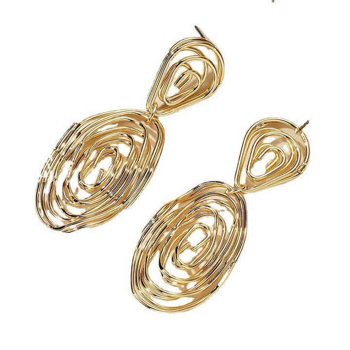 Women's Hanging Earrings in Artful Wire Design All Fashion