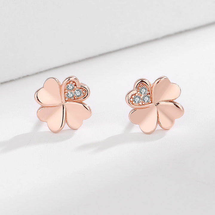 Ladies earrings in modern floral design All Fashion