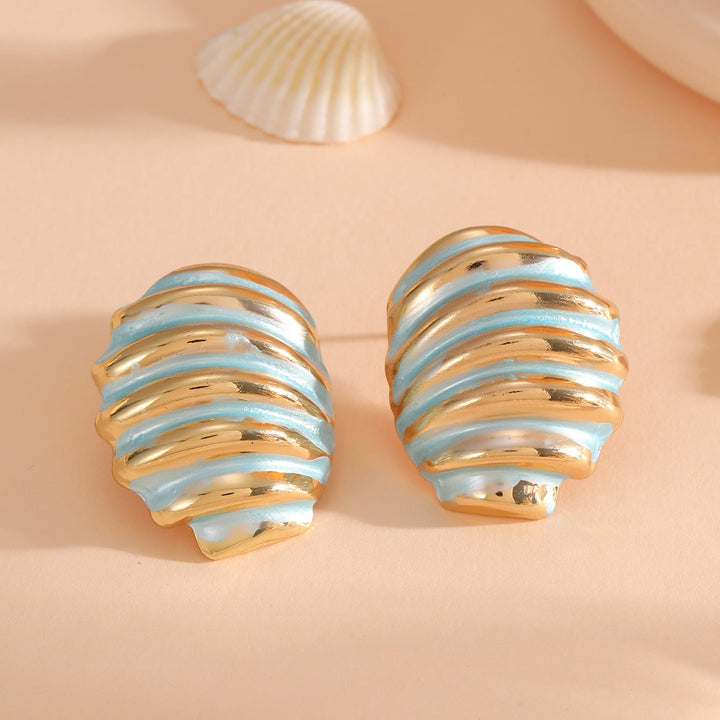 Women's ear clips in maritime shell design All Fashion