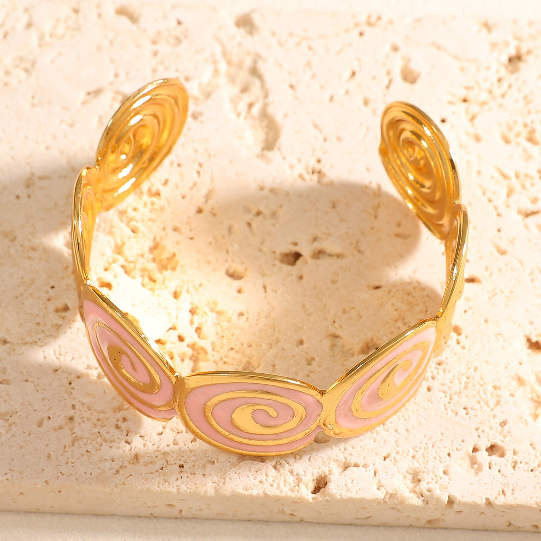 Women's cuff with elegant spiral design All Fashion