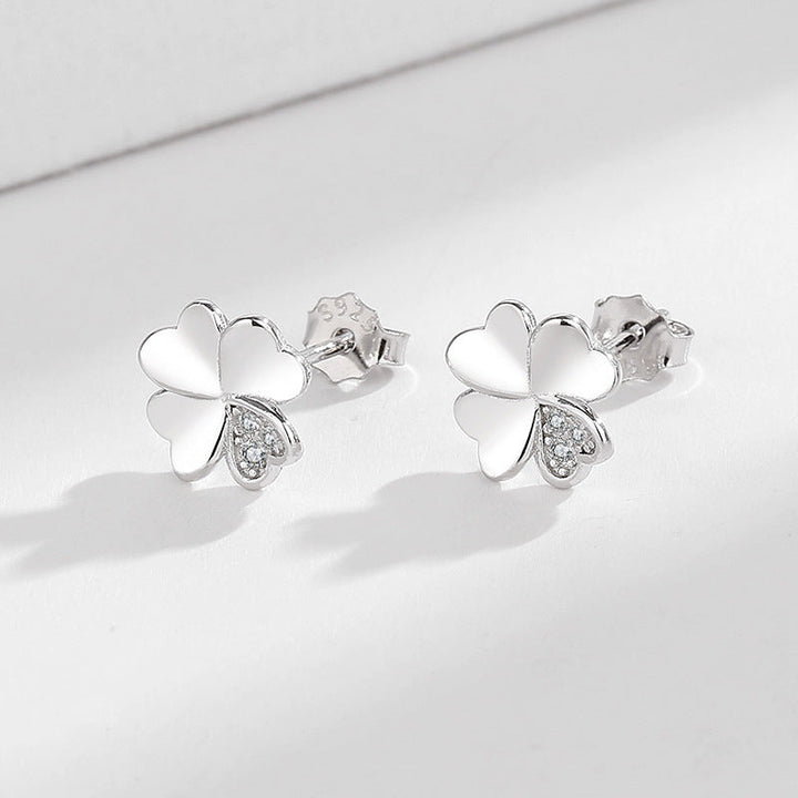 Ladies earrings in modern floral design All Fashion